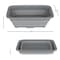 Leisure Sports Collapsible Multiuse Wash Bin, Portable Dish Tub/Ice Bucket with 10 L Capacity for Camping (Gray) 945587CTB - alternate 2